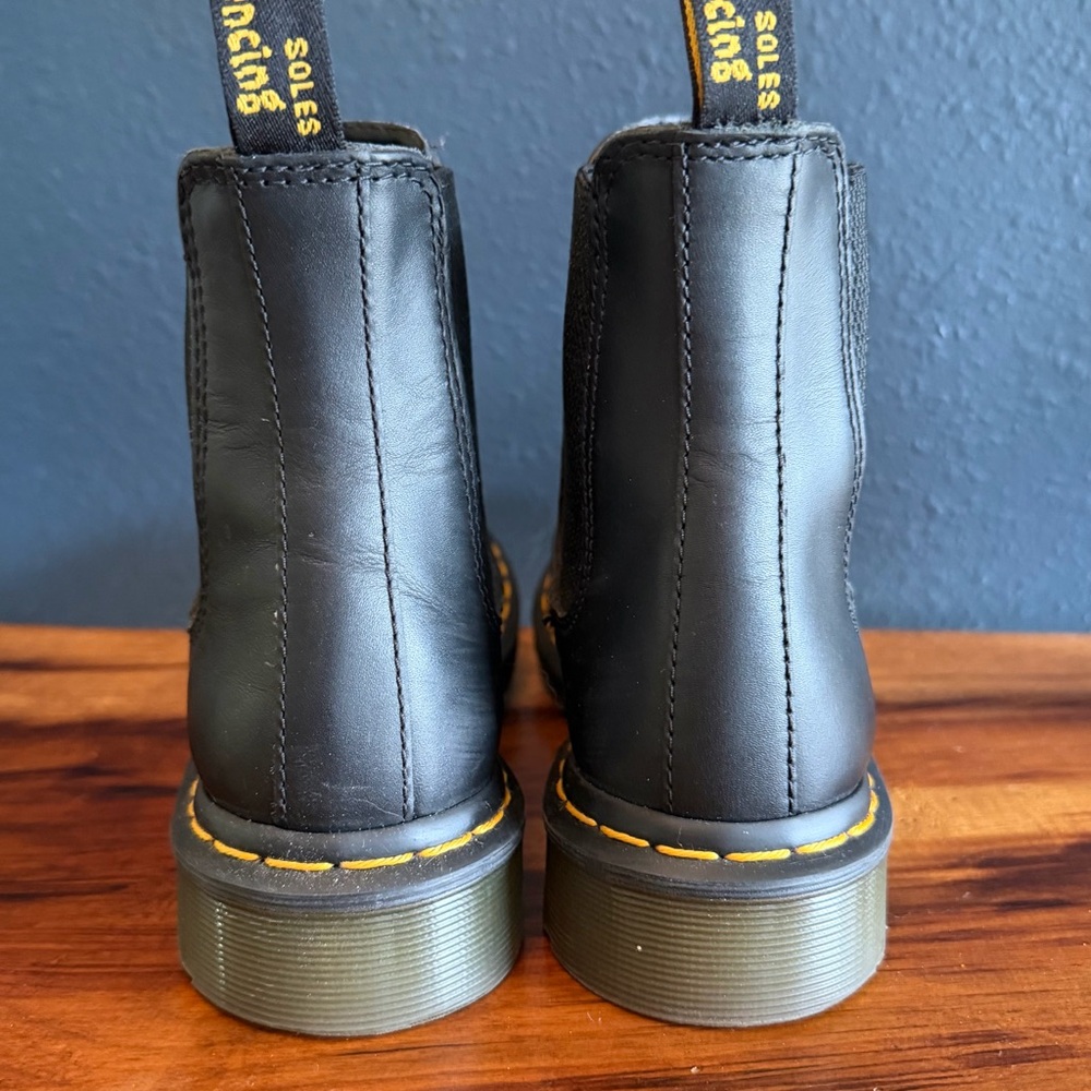 Dr. Martens Black Leather Chelsea Boots - Picture 3 of 6